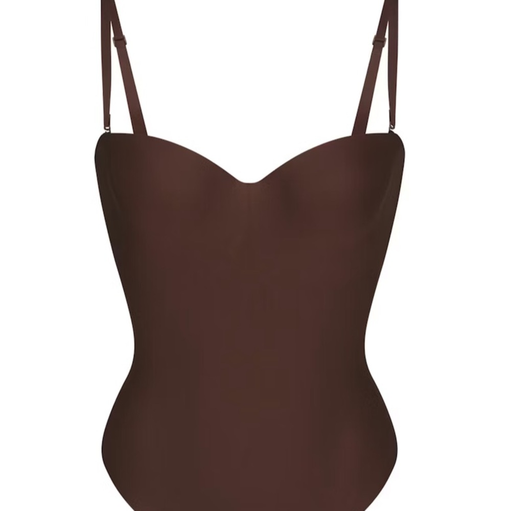 NWT Skims Body Molded Underwire Bodysuit in Cocoa! Size S - Picture 4 of 9